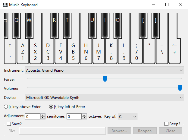 MusicKeyboard Preview